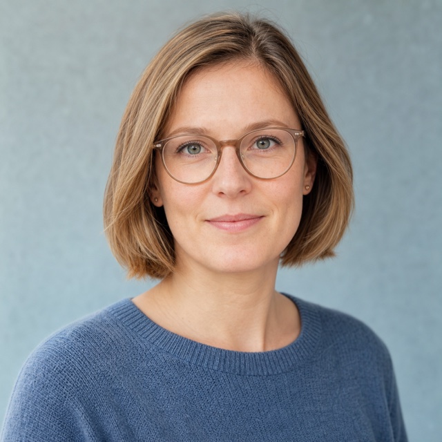 Synthetisches Porträt der fiktionalen Person Clara Neumann