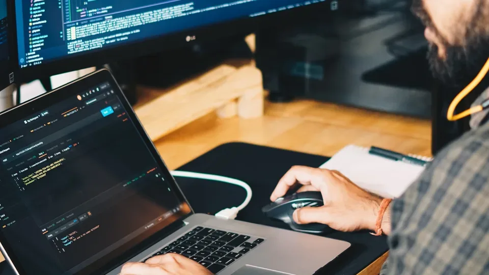 Work at a digital design workstation
